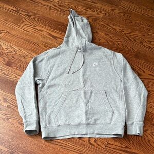 Nike Light Gray Pullover Hoodie